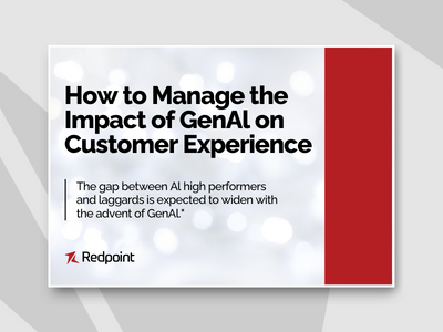 How to Manage the Impact of GenAI on Customer Experience