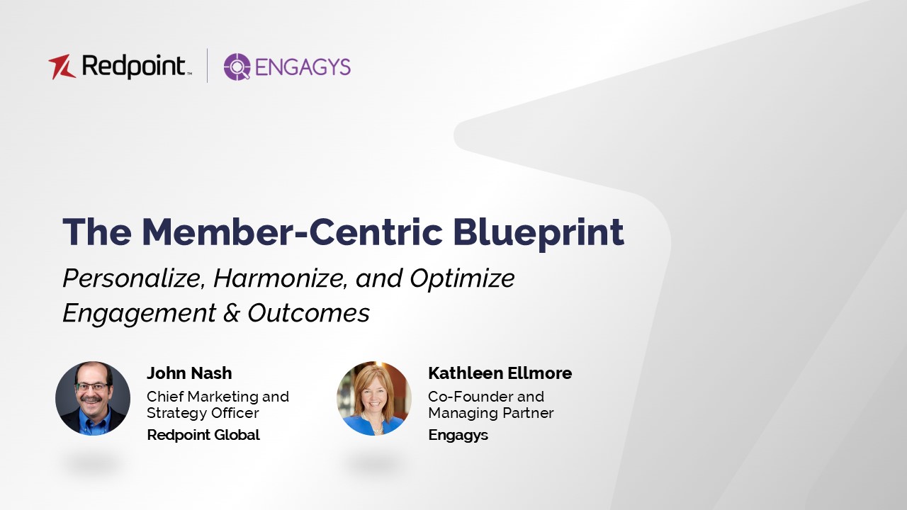 Redpoint+engagys On24 The Member Centric Blueprint July 2024 Cover
