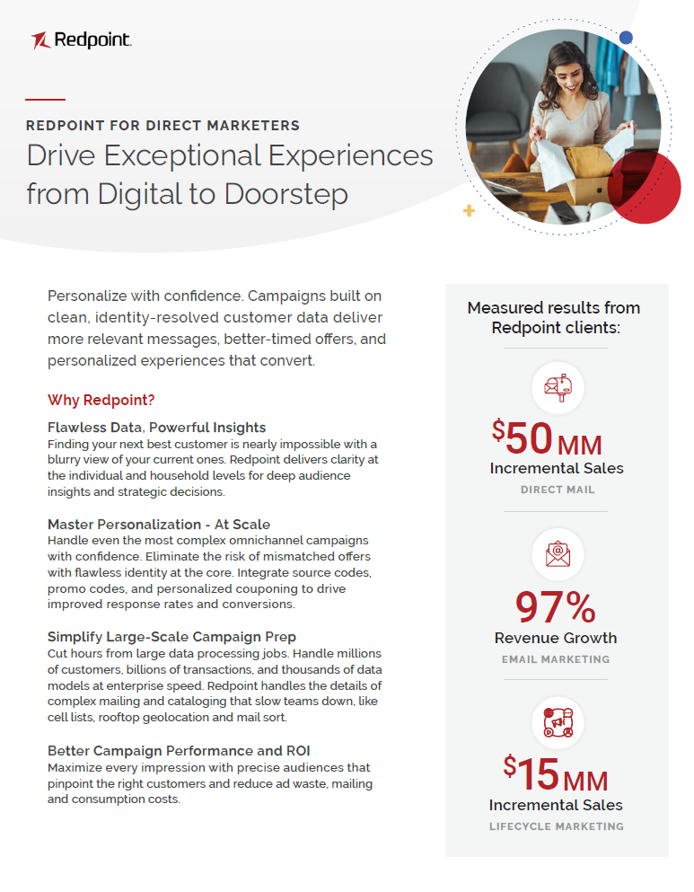 Redpoint For Direct Marketers Solution Brief Display Image