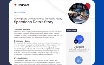 Speedeon Marketing Agency Doubles Number of Client Projects with a CDP