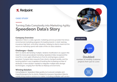 Speedeon Marketing Agency Doubles Number of Client Projects with a CDP