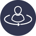 360 Degree Customer View Icon