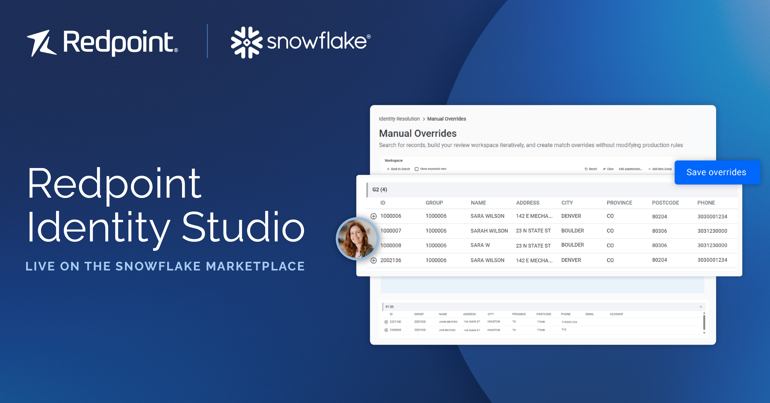 Redpoint Identity Studio Snowflake Native App